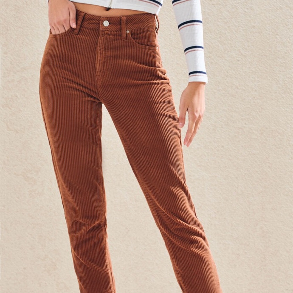 PacSun Toffee Corduroy Mom Jeans